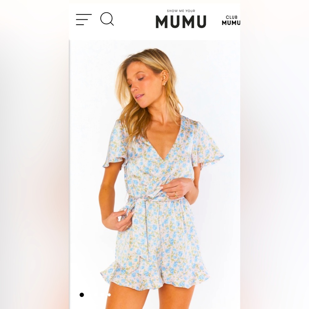 NWT show me your mumu say I do romper